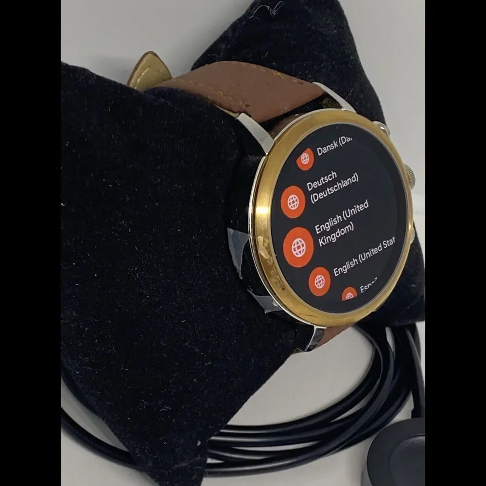 Fossil Gen 4 Authentic Digital Dial Smart Watch Custom Band FTW6016 AB121